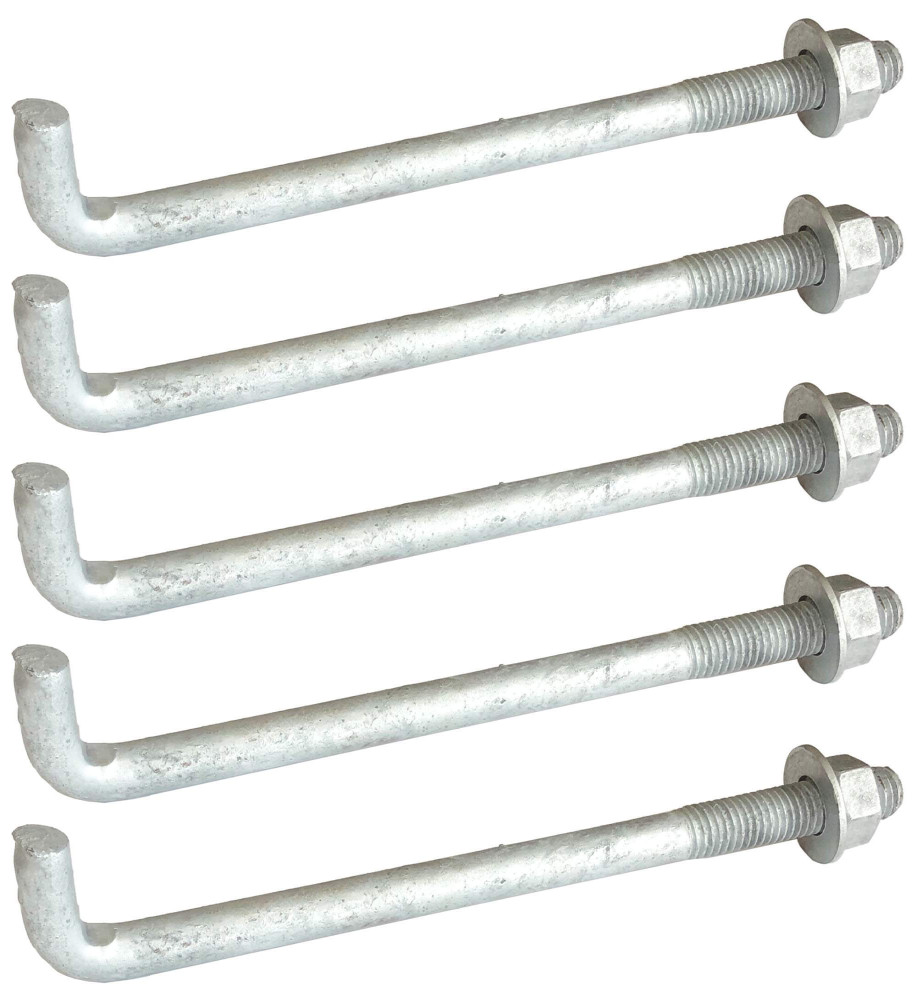 Anchor Bolts (Thickness- 16mm, 20mm, 25mm, 30mm)